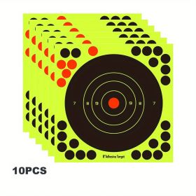 Self-adhesive 10/50pcs Gun Shooting Target (Quantity: 10pcs)