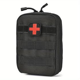 Multifunctional MOLLE Attachment Medical Kit Emergency Kit Trauma (Color: Black)