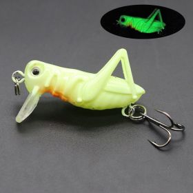 Fishing Bionic Grasshopper Lure; Wobbler Hard Bait For Freshwater (Color: Color-E)