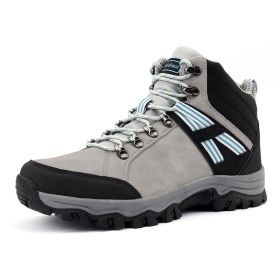 High Top Hiking Trekking Boots (Color: Brown, size: 46)