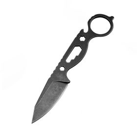 Small Straight Survival Knife (Color: As pic show, Type: Style E)