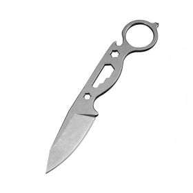 Small Straight Survival Knife (Color: As pic show, Type: Style D)