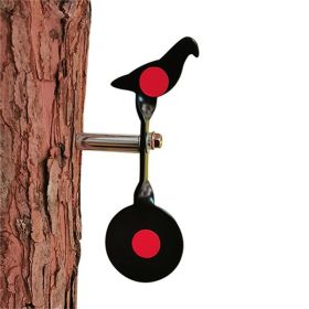 Wingswinmax Small Spinner Air Gun Target (Color: Black)