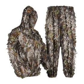 3D Bionic Maple Leaf Hunting Ghillie Suit Camouflage (size: XL/XXL)