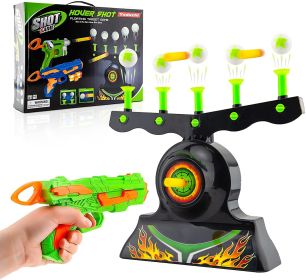 Shooting Targets for Nerf Guns Shooting Game Glow in The Dark Floating Ball Target Practice Toys for Kids Boys Hover Shot 1 Blaster Toy Gun 10 Soft Fo (Toy: shooting toy)