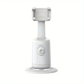 Auto Face Tracking Tripod - 360° Rotation (Color: White)