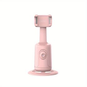 Auto Face Tracking Tripod - 360° Rotation (Color: Pink)