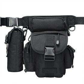 Waterproof Military Tactical Drop Leg Pouch Bag Type B (Color: Black)