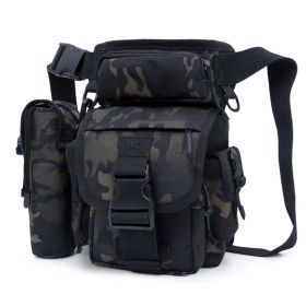 Waterproof Military Tactical Drop Leg Pouch Bag Type B (Color: CP BK)