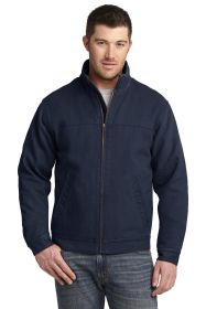 CornerStone Washed Duck Cloth Flannel Lined Work Jacket CSJ40 (Color: Navy, size: XL)